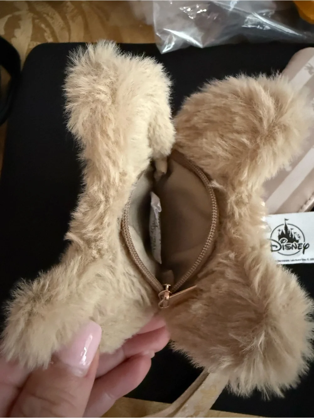 Disney Bambi Plush Keychain Wristlet - Beige